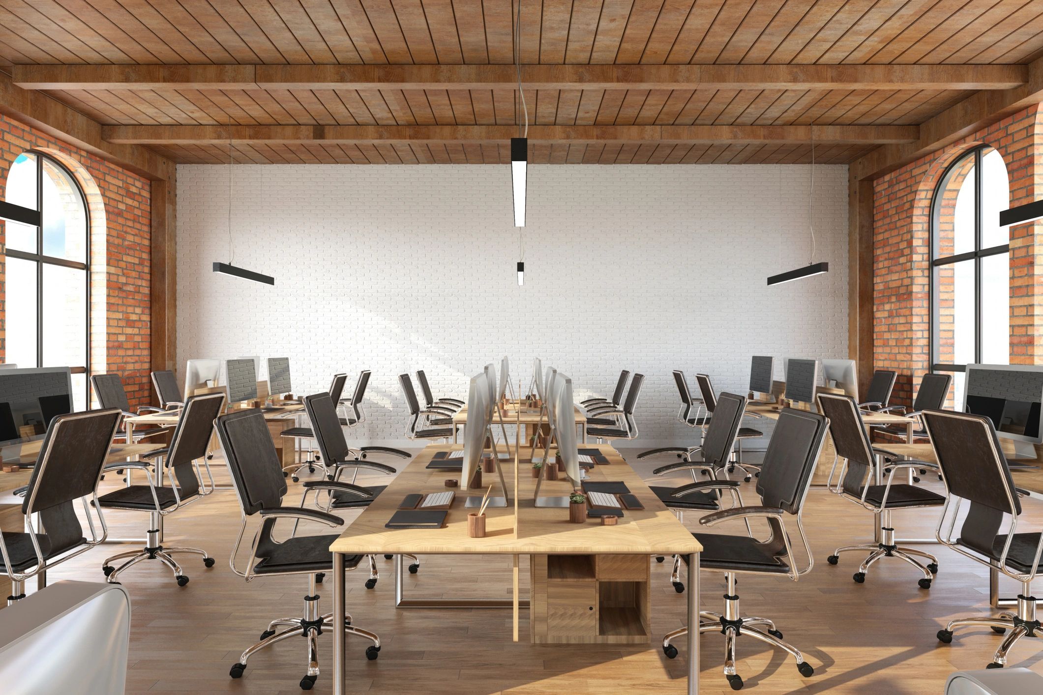 Moderne kontor til webudviklingsprojekter